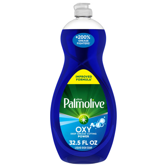 Palmolive Ultra Oxy Liquid Dish Soap, Power Degreaser, 32.5 oz Bottle
